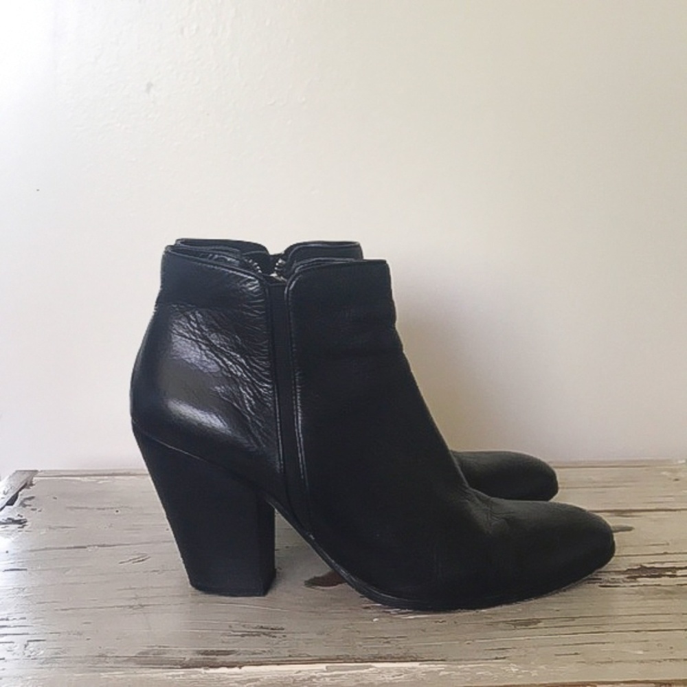 Dolce Vita Leather Ankle Booties